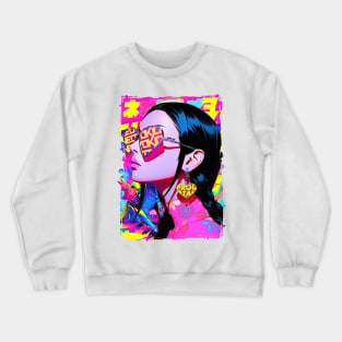 BOA HANCOCK HIGH FASHION | One Piece Anime Manga Pop Art | PROUD OTAKU Crewneck Sweatshirt